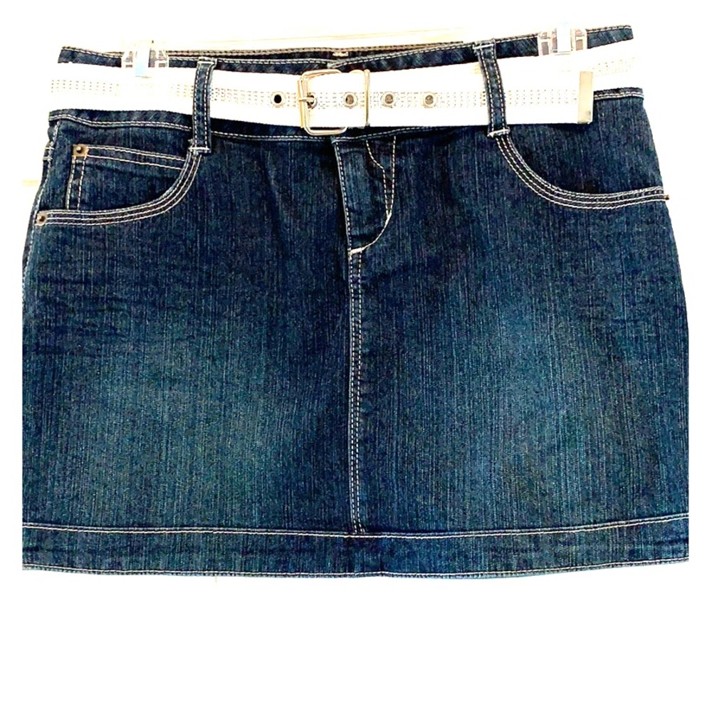 SO wear it declare it Jean Mini Skirt (Juniors)